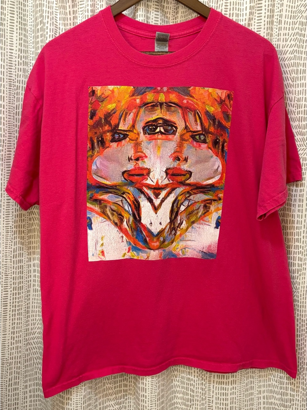 Pink whimisical t shirt